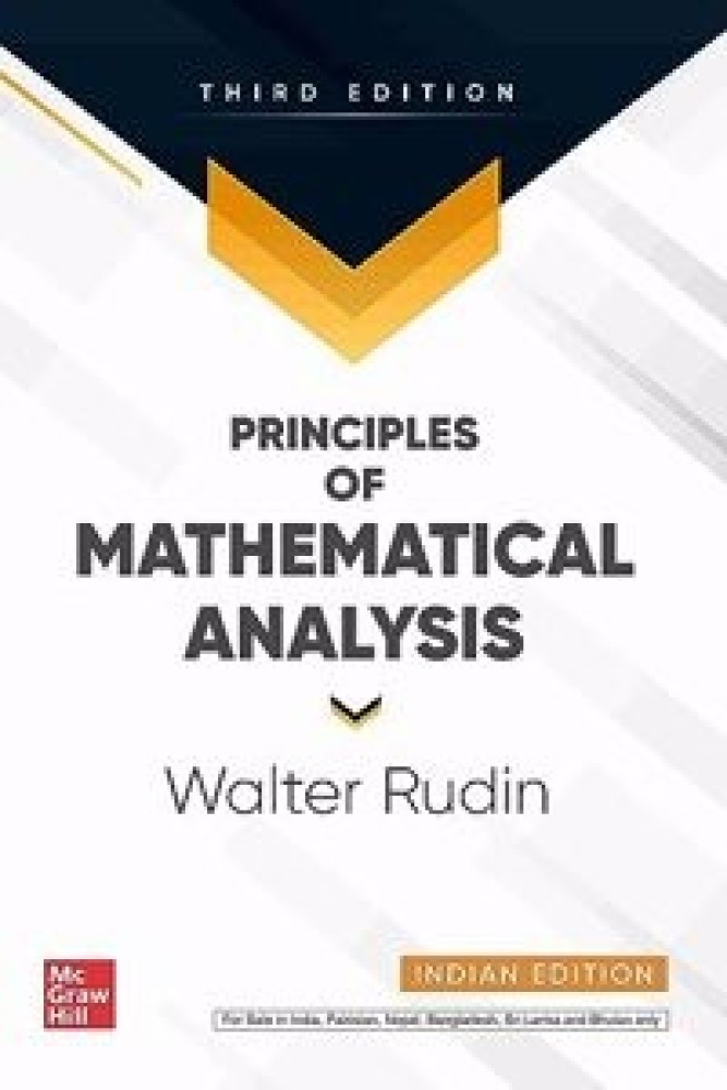 Principles of Mathematical Analysis | 3rd Edition (Paperback) | Released: 23 Aug 2023
